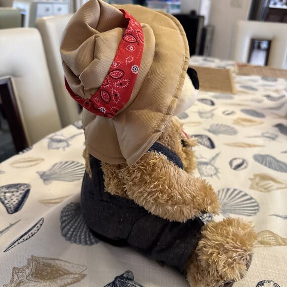 Animated Stuffed Country Bear, Chantilly Lane Sings Zip a Dee Doo Dah 12" Tested - Picture 7 of 7